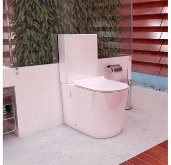 Унитаз напольный SOLE TORR УТ000030191 безободковый с микролифтом