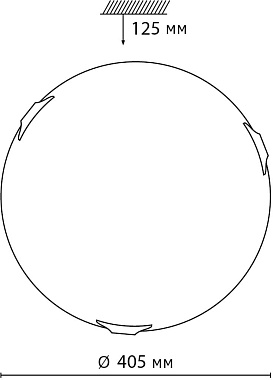 Светильник настенно-потолочный Sonex LUFE 7601/DL 48Вт LED