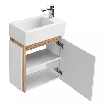 Тумба с раковиной Акватон Эклипс М 24,4х44,7х47,2см