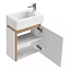 Тумба с раковиной Акватон Эклипс М 24,4х44,7х47,2см