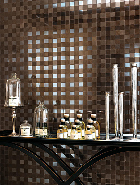 Керамическая мозаика Atlas Concord Италия Marvel ASCW Bronze Net Mosaic 30,5х30,5см 0,558кв.м.