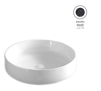Раковина накладная ArtCeram Cognac COL002 98 00 48х48см