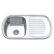 Мойка кухонная MELANA 142 80х49см хром