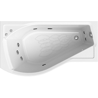 Ванна акриловая RADOMIR Vannesa Миранда 2-75-2-1-0-209 168х95см угловая