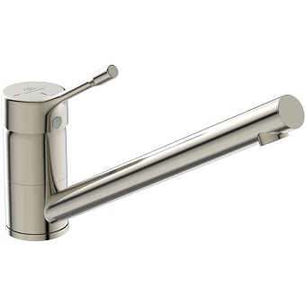 Смеситель для кухни IDEAL STANDARD CERALOOK BC292GN поворотный излив Серебряный Шторм
