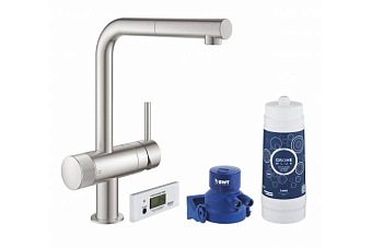 Смеситель для кухни GROHE Blue Pure Minta 30382DC0 высокий излив хром