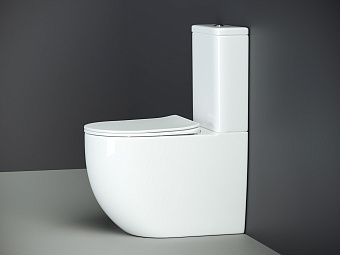 Унитаз напольный Ceramica Nova MIA CN1801 безободковый с микролифтом