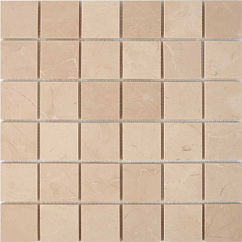 Мозаика PIXEL Каменная PIX228 Crema Nova мрамор 30,5х30,5см 0,93кв.м.