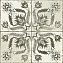 Напольная плитка PERONDA CERAMICAS FS IVY 26170 Black 45х45см 1кв.м. матовая