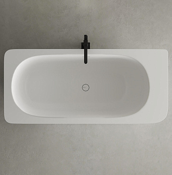 Ванна каменная SALINI NINFEA 102721M S-Stone матовая 180х82см отдельностоящая