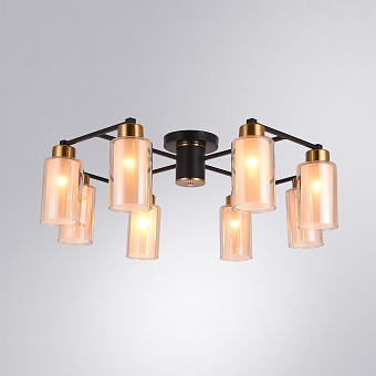 Люстра потолочная Arte Lamp LEO A7027PL-8BK 40Вт 8 лампочек E14