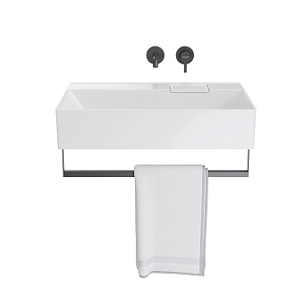 Полотенцедержатель KERAMA MARAZZI Logica LO.trl.70.BLK.M чёрный матовый 67см
