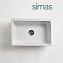 Мойка кухонная SIMAS Top E Lavabi D'Arredo Q500bi 75х50см белый