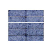 Декор WOW Love Affairs 116958 Accent Blue Raku 3,7х10см 0,067кв.м.