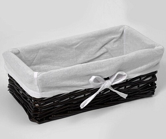 Корзина для белья WASSERKRAFT Lossa WB-120-S коричневый 4,7л