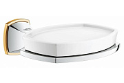 Мыльница GROHE GRANDERA 40628IGO золото/хром