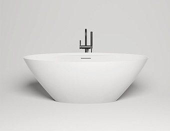 Ванна каменная SALINI DIVA 102211G S-Sense глянцевая 178х85,5см отдельностоящая