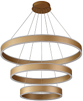 Люстра подвесная CRYSTAL LUX FORTUNA FORTUNA SP158W LED D400+600+800 BLACK 158Вт 1 лампочек LED