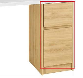 Фасад для тумбы Акватон 1A274901LH0C0 дуб сантана