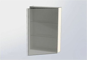 Шкаф зеркальный AQUANET Орлеан 183076 17х59,6х85см с подсветкой