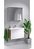 Тумба с раковиной AQWELLA Smart SRT0108DB 38х80х51см