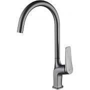 Смеситель для кухни LEMARK Bronx LM3705GM высокий излив графит