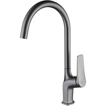 Смеситель для кухни LEMARK Bronx LM3705GM высокий излив графит