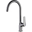 Смеситель для кухни LEMARK Bronx LM3705GM высокий излив графит