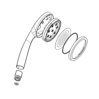 Ручной душ IDDIS SpaHome SPA1F00i18 хром