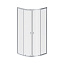 Угловое ограждение AM-PM X-Joy W88G-205-080MT 180х80см стекло металл
