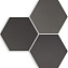 Матовый керамогранит WOW Six 122454 Hexa Graphite 14х16см 0,435кв.м.