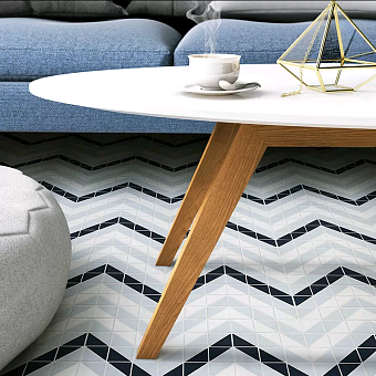 Керамическая мозаика Starmosaic Homework TR2-BLM-CV Albion Wave Blue 27,5х27,5см 1,52кв.м.