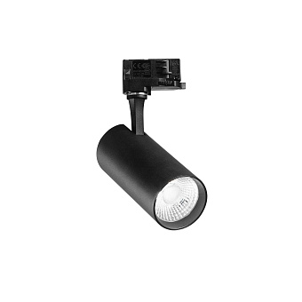 Трековый светильник IDEAL LUX FOX 285399 25Вт LED чёрный для трёхфазного трека
