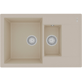 Мойка кухонная LEMARK RAMZA 760 9910038 50х76см бежевый