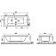 Ванна акриловая VITRA Neon 52540001000 180х80см пристенная