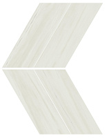 Декор Atlas Concord Италия MARVEL STONE AS1Q Bianco Dolomite Chevron Lappato 22,5х22,9см 0,31кв.м.