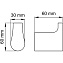 Крючок WASSERKRAFT Glan K-5123 K-5123 чёрный (глянцевый)