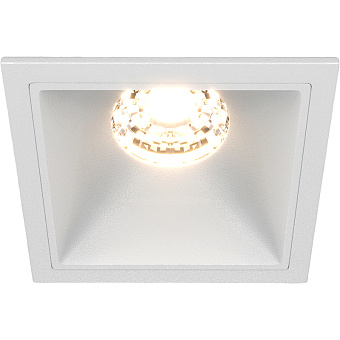 Светильник точечный встраиваемый Maytoni Alfa LED DL043-01-10W4K-SQ-W 10Вт LED