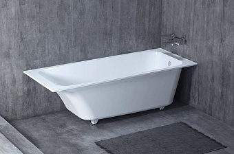 Ванна каменная SALINI ORLANDO 102015GRF S-Sense глянцевая 160х70см встраиваемая
