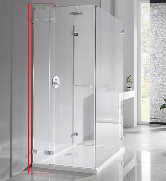 Левая стенка душевого угла RADAWAY Euphoria 383241-01L 200х24,3см стекло прозрачное