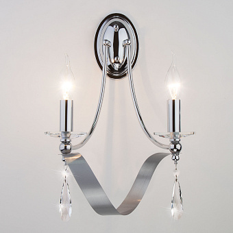 Бра Eurosvet Adelia 60064/2 хром 60Вт E14