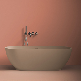 Ванна каменная ArtCeram Hoop ACW002 41 170х70см отдельностоящая