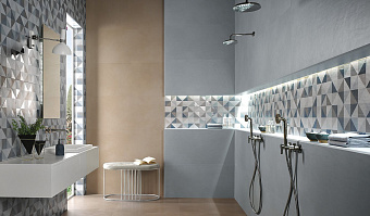 Настенная плитка FAP CERAMICHE Milano Mood fQAU Cielo 120х50см 1,8кв.м. матовая