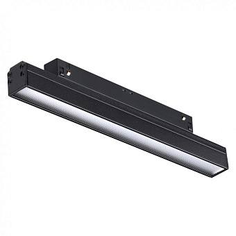 Трековый светильник Novotech SHINO 358414 12Вт LED чёрный для однофазного трека