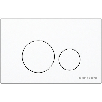 Комплект для установки подвесного унитаза Ceramica Nova Envision/ Round CN1001W с панелью смыва