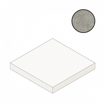 Плитка для ступеней Atlas Concord Италия Boost Stone A7O6 Grey Scalino Angolare 33х33см 0,109кв.м. матовая
