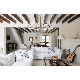 Люстра подвесная Lucia Tucci NATURA 070.8 40Вт 8 лампочек LED