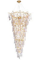 Люстра подвесная CRYSTAL LUX REINA REINA SP34 D1200 GOLD PEARL 2040Вт 34 лампочек E14