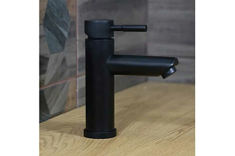 Смеситель для раковины MELANA Tondo 610101PVD-B чёрный