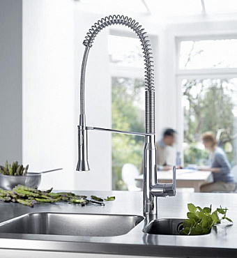 Смеситель для кухни GROHE K7 31379DC0 гибкий излив хром
